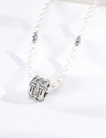 Pearl Lucky Charm Necklace