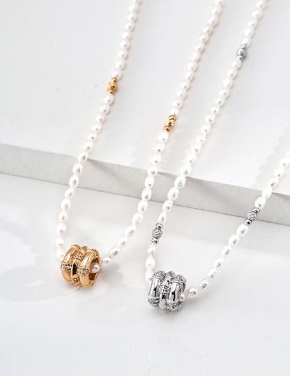 Pearl Lucky Charm Necklace