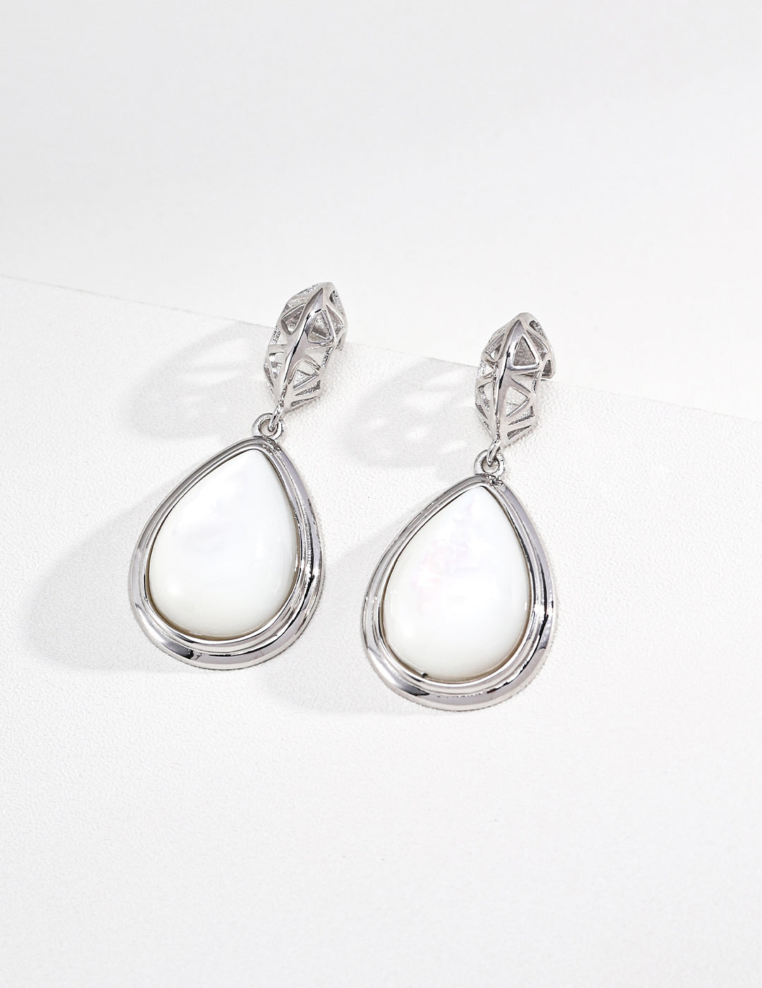 Vintage Teardrop Stone Earrings