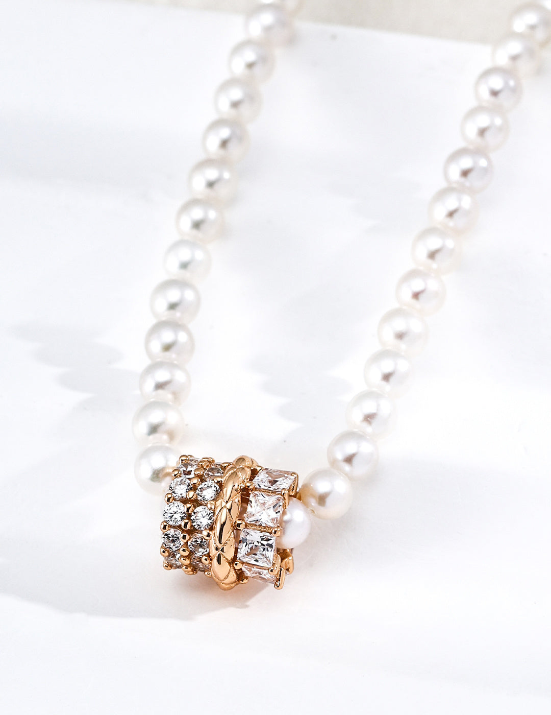 Galaxy Pearl Zircon Necklace