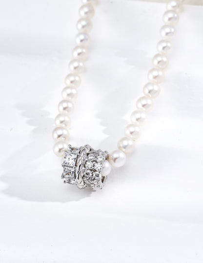 Galaxy Pearl Zircon Necklace