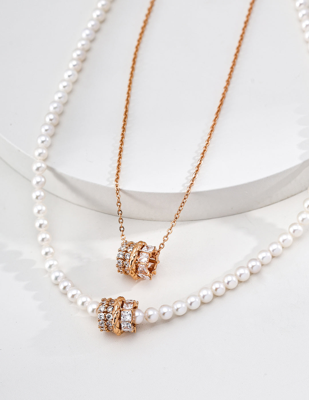 Galaxy Pearl Zircon Necklace