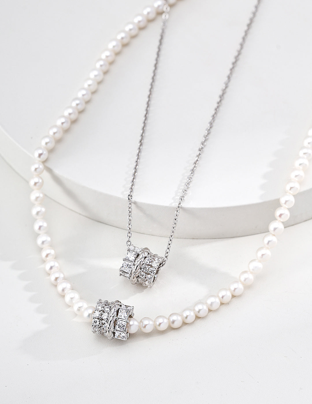 Galaxy Pearl Zircon Necklace